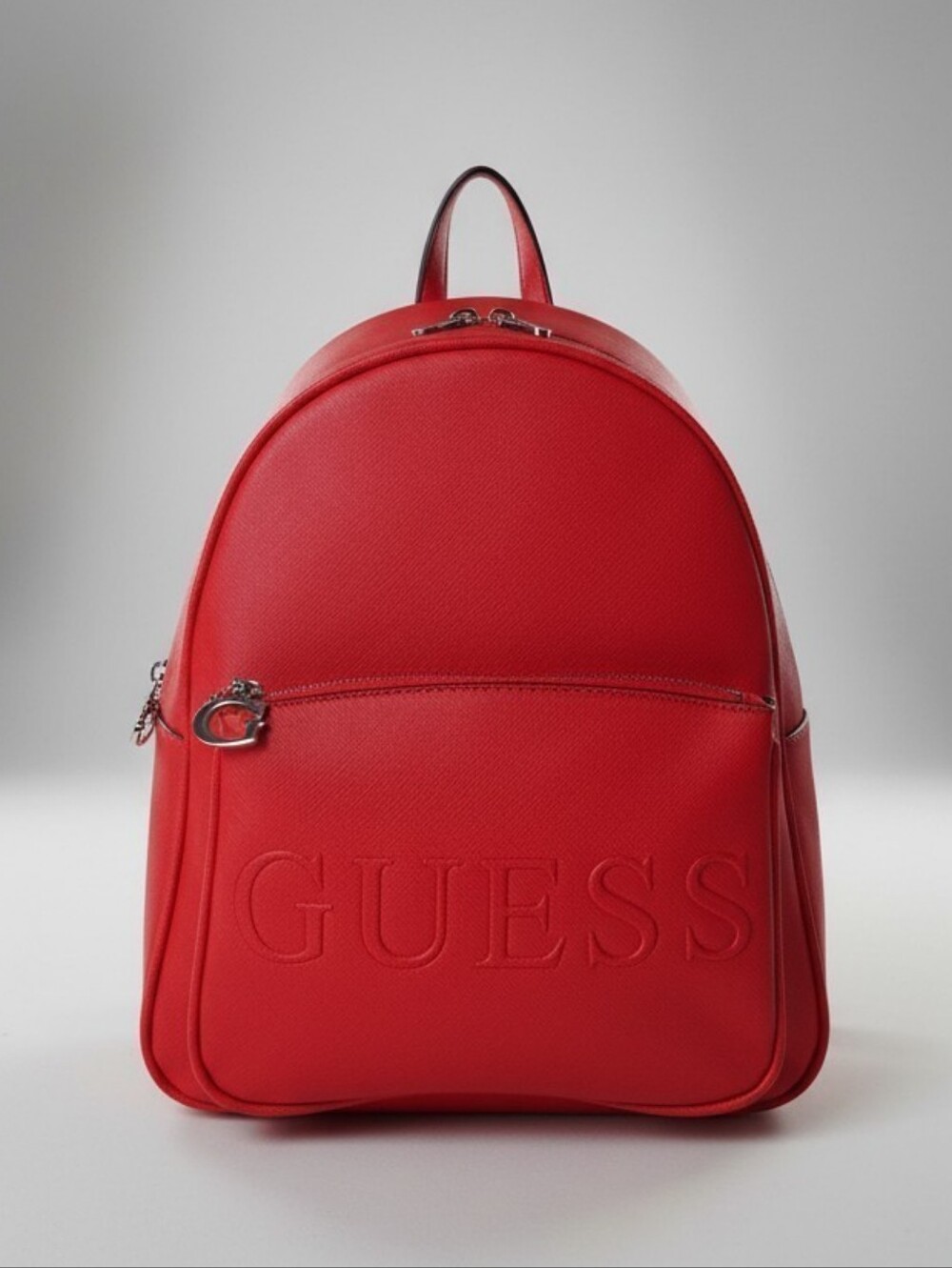 GUESS Rodney Mini Backpack in Blazin' Red